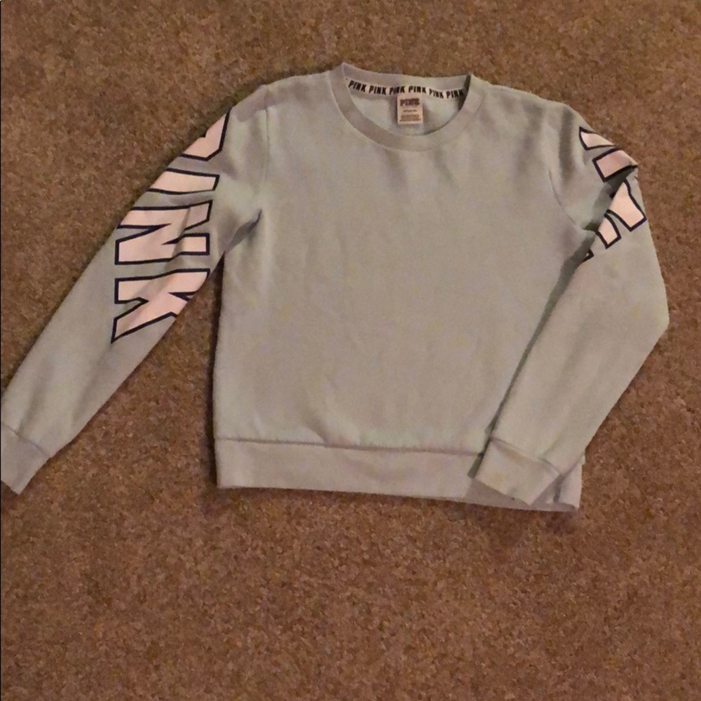PINK cropped sweatshirt. Super soft. Size small